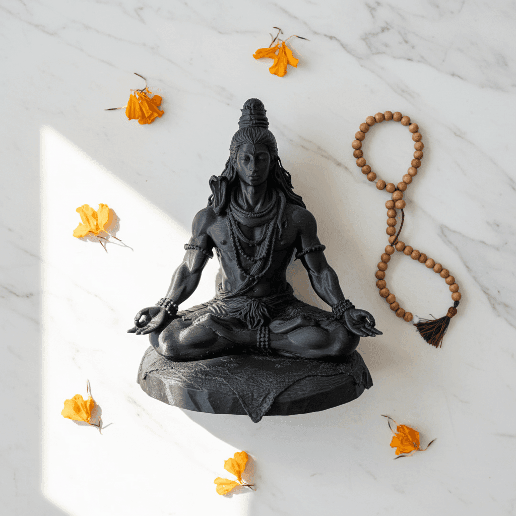 Mahadev Shiva Meditation Pose Statue