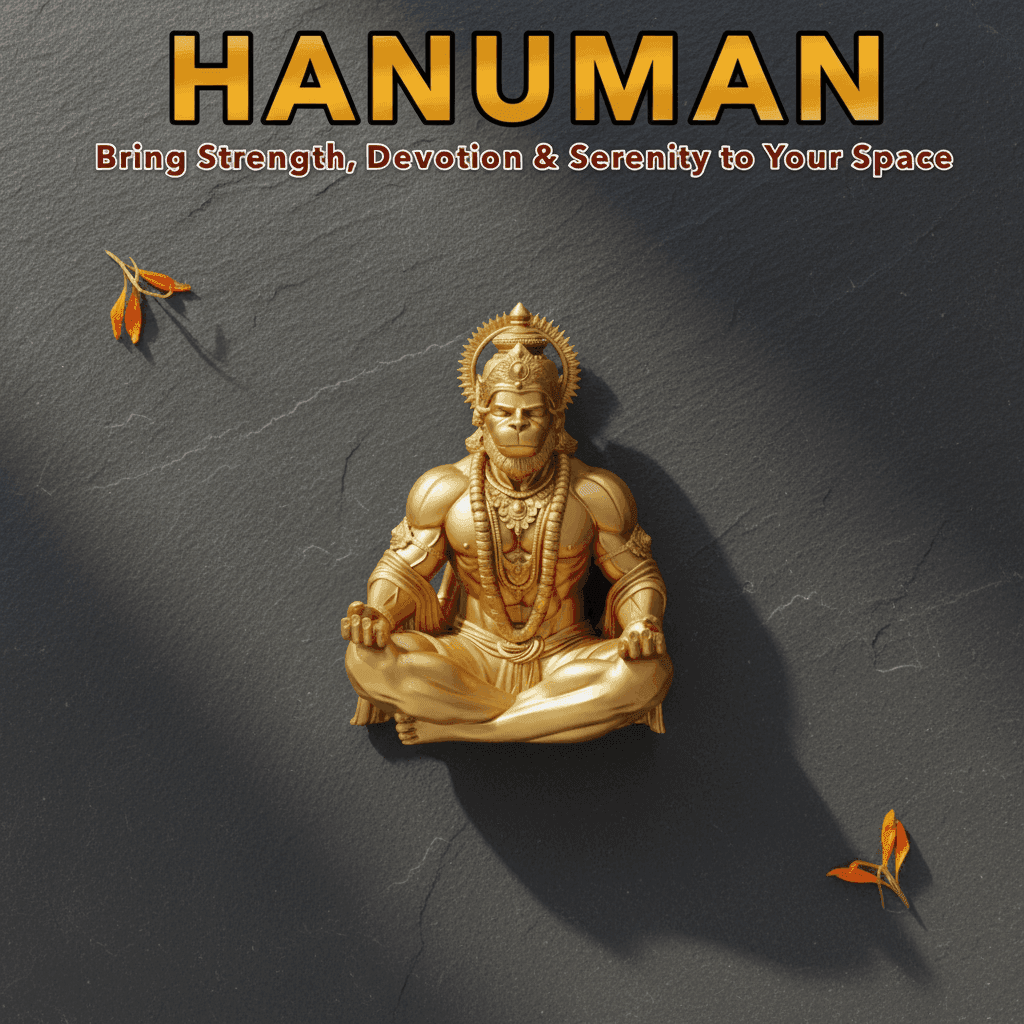Lord Hanuman Idol – Meditating Pooja Murti