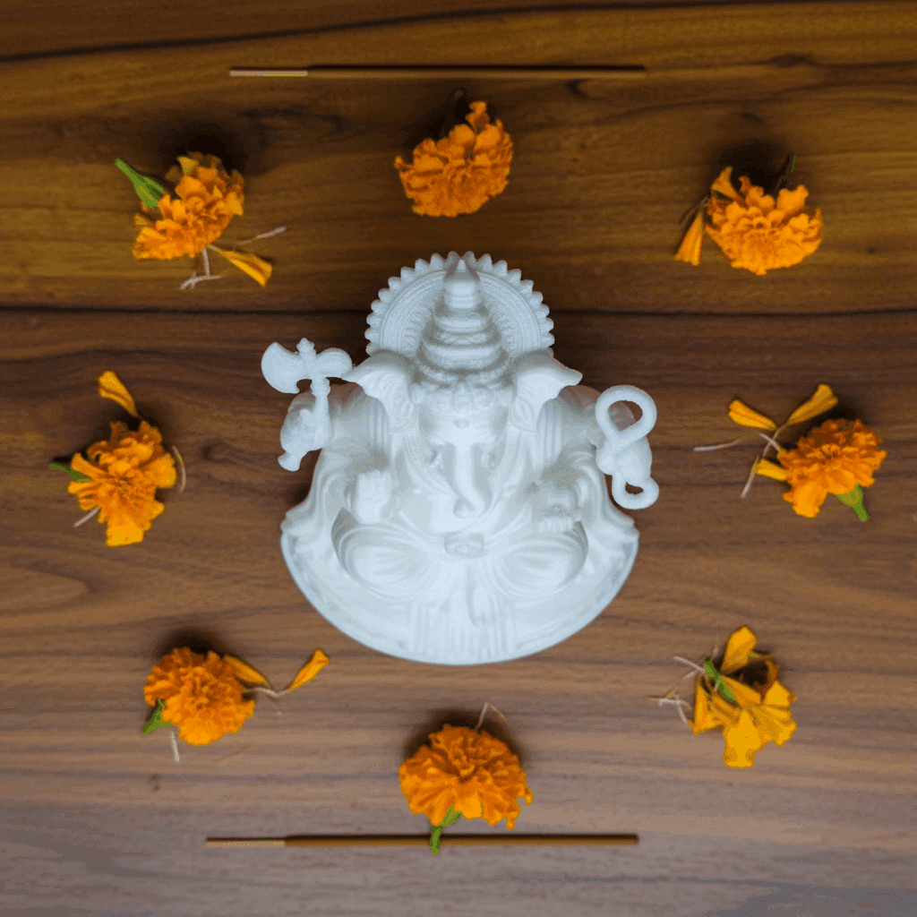 Lord Ganesha Idol – Sacred Pooja & Home Décor Statue thumbnail 2