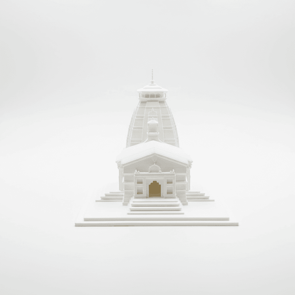 Kedarnath Temple Miniature – Sacred Jyotirlinga Temple Model for Home & Pooja thumbnail 4