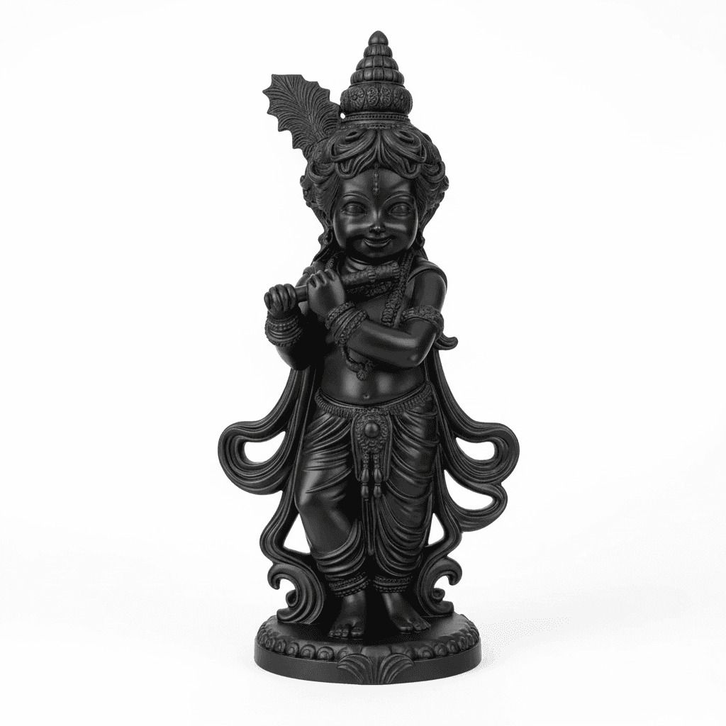 Shri Krishna Idol – Divine Bal Krishna Murti for Pooja & Home Temple thumbnail 4