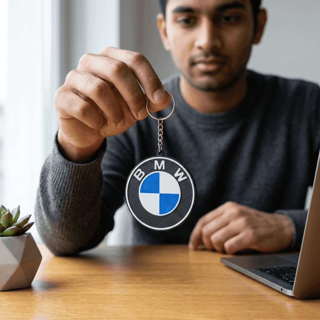 BMW Keychain Online | Premium 3D Print – 3DPrintShop thumbnail 4