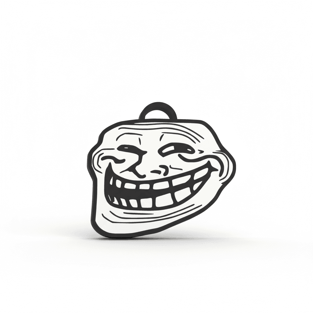 Custom Meme Keychain | Funny Gift in India – 3DPrintShop thumbnail 2