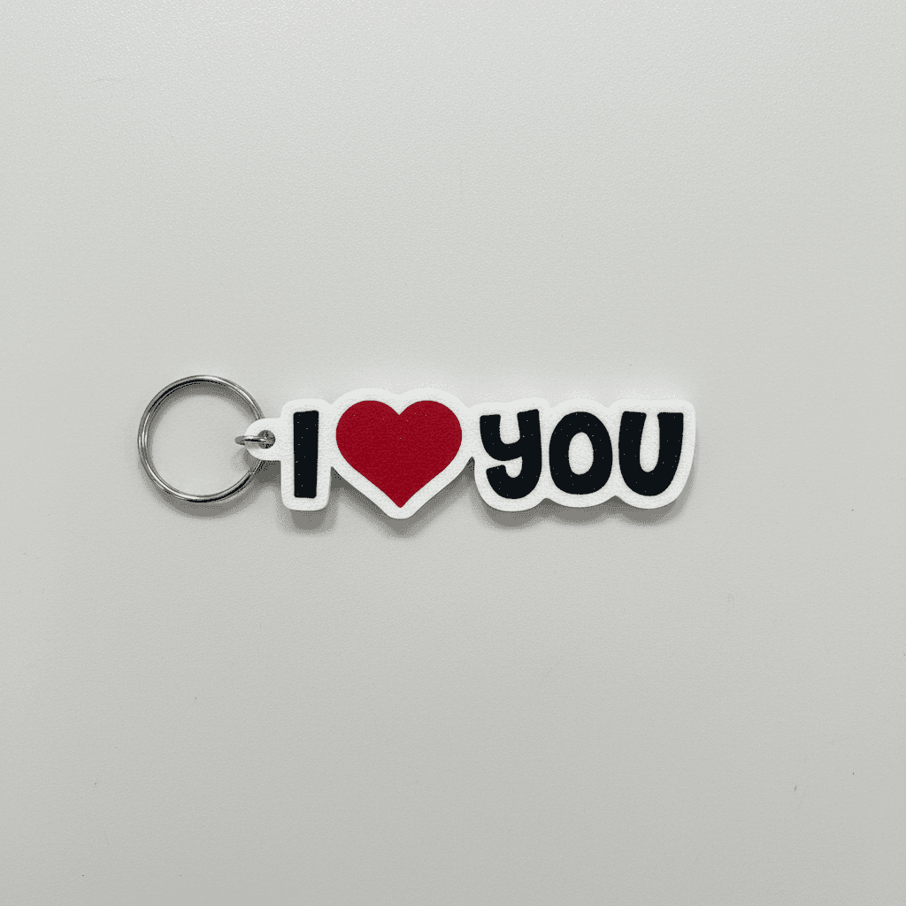I Love You Keychain Buy Online | Gift-Ready – 3DPrintShop thumbnail 2