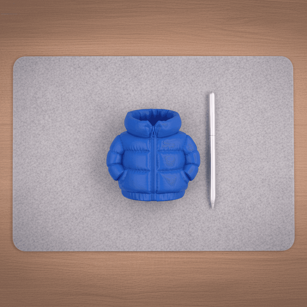 Puffer Jacket Pen Holder (Workspace Organizer) thumbnail 4