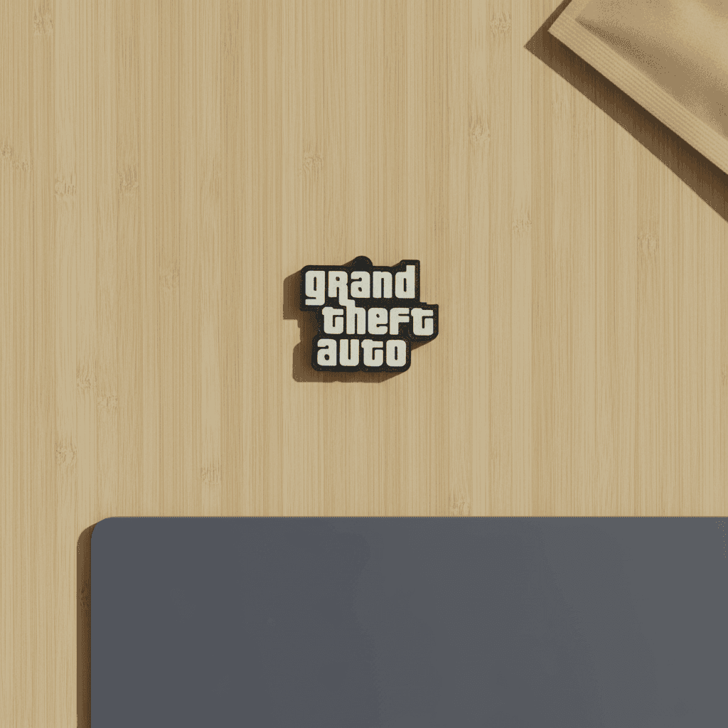 GTA Keychain Buy Online | Premium 3D Print – 3DPrintShop thumbnail 2