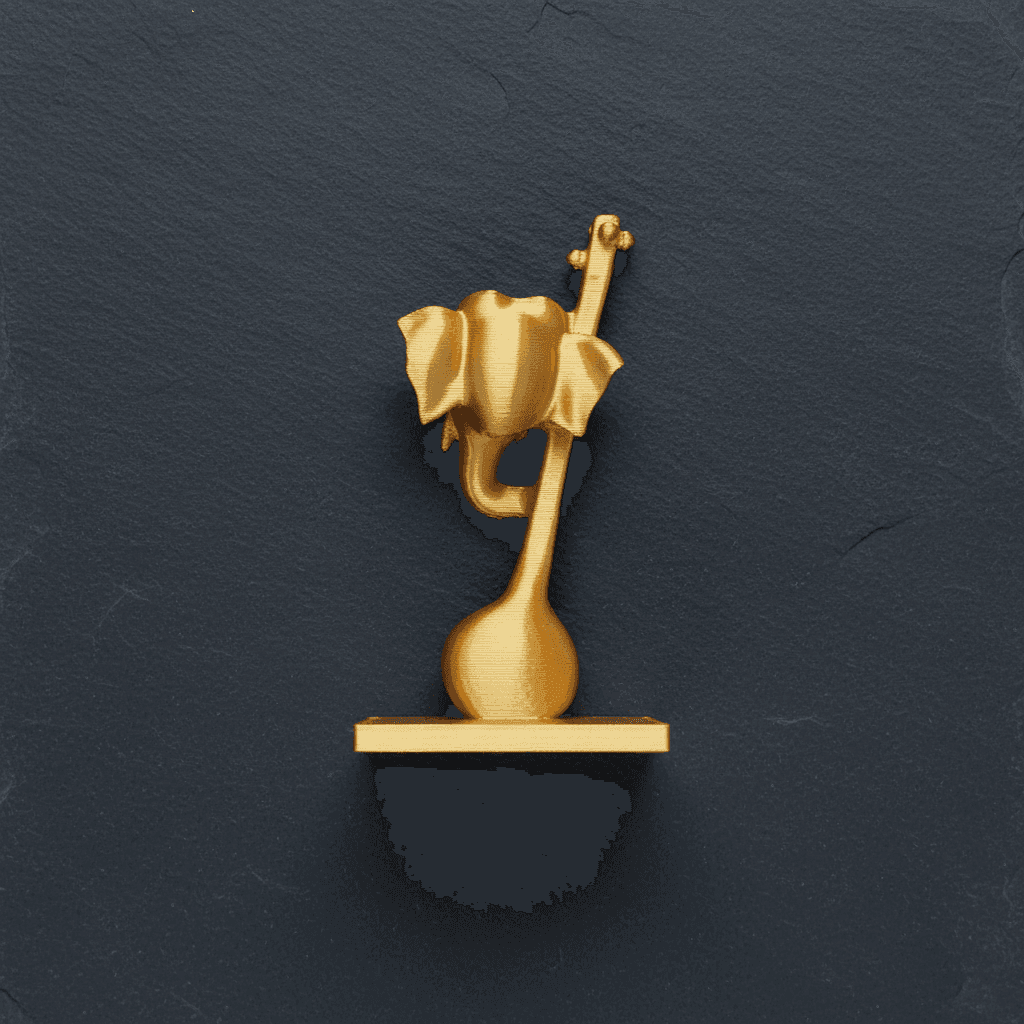 Ganesha Idol for Home Decor | Modern Gift – 3DPrintShop thumbnail 3