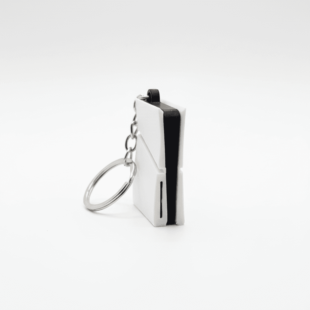 PS5 Console Mini Keychain – 3D Printed Gamer Gift thumbnail 4