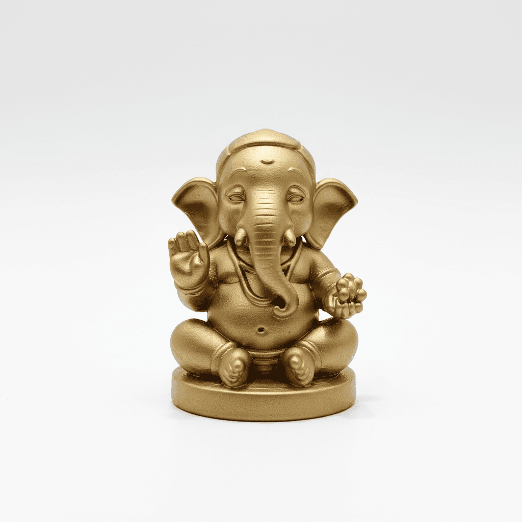 Ganesha Idol for Home | Lucky Blessing Décor – 3DPrintShop thumbnail 4