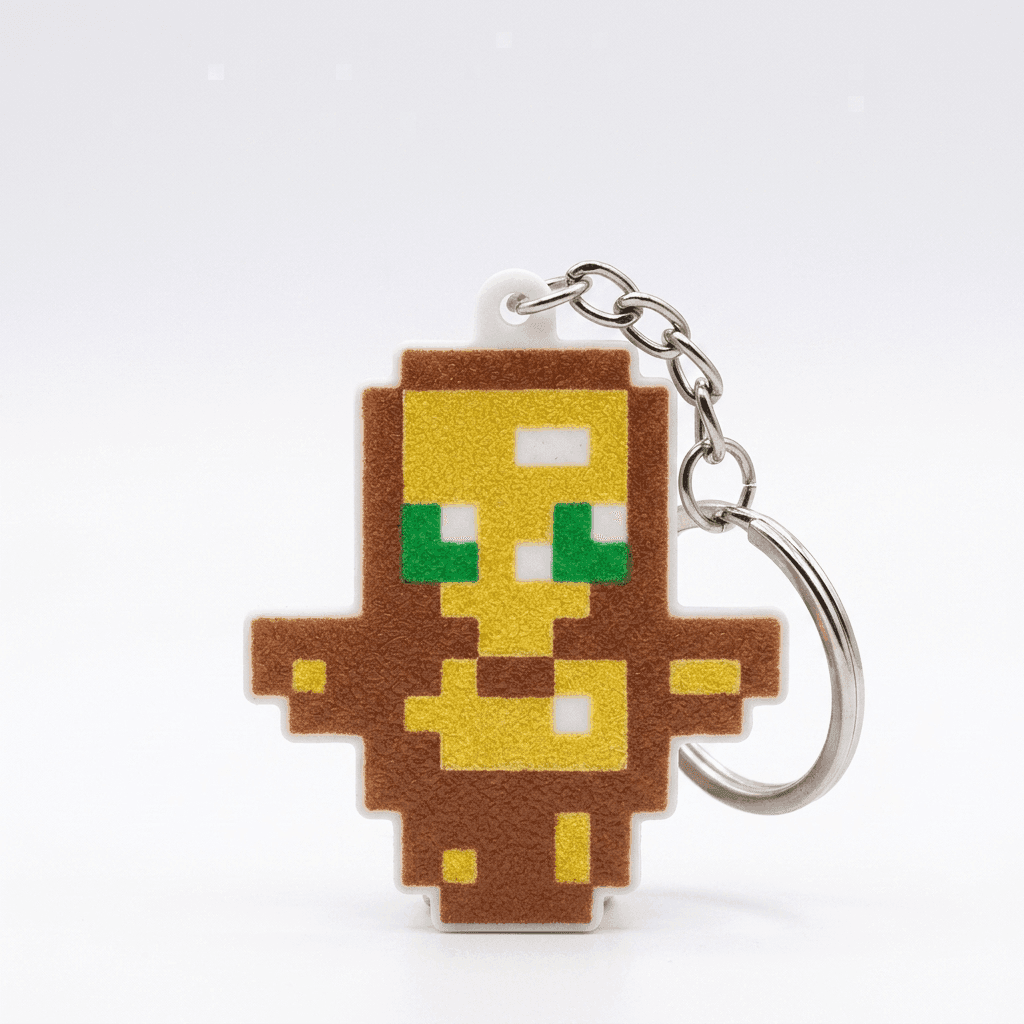 Undying Keychain – Premium 3D Printed Eternal Design Keyring thumbnail 3