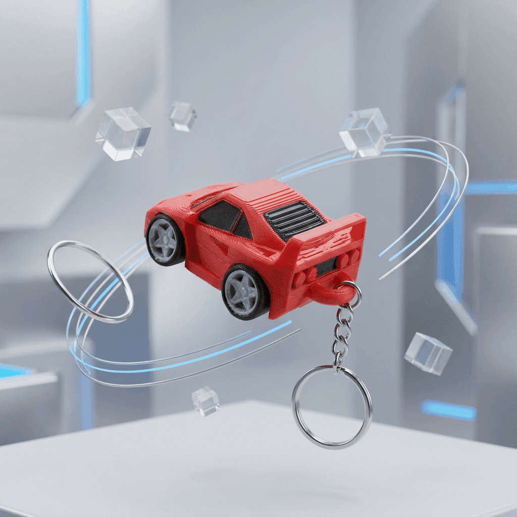 Ferrari F40 Keychain | Premium 3D Print – 3DPrintShop