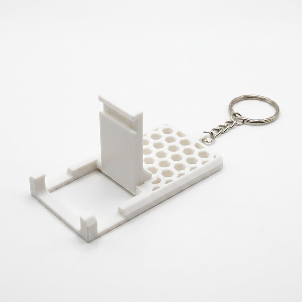 Phone Stand Keychain | Compact Utility – 3DPrintShop thumbnail 4