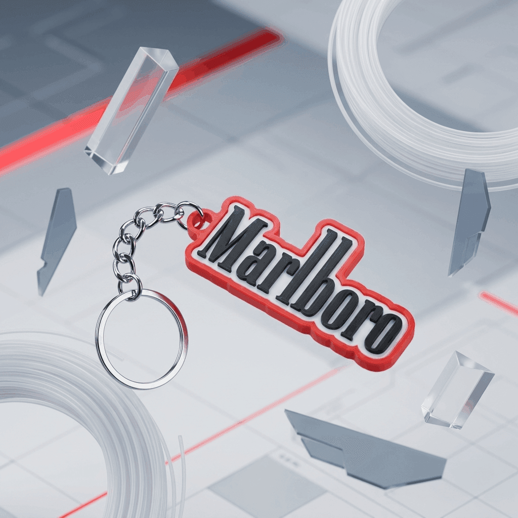Marlboro Keychain | Premium 3D Print – 3DPrintShop