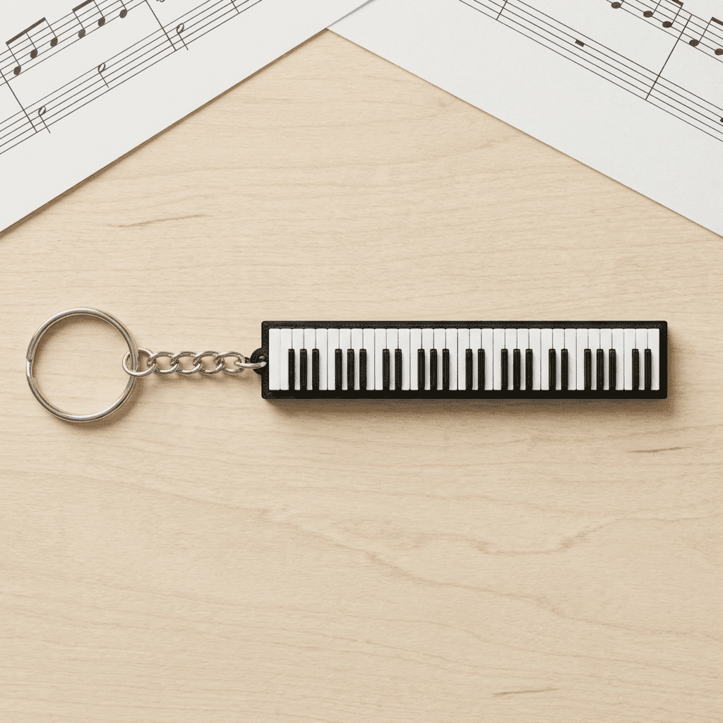 Piano Keychain | Cute Music Gift – 3DPrintShop
