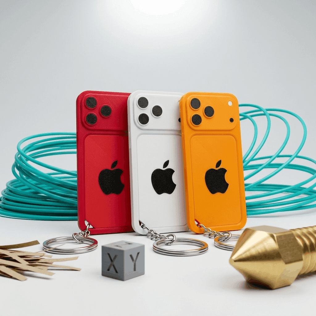iPhone 17 Pro Keychain | Cute Mini Gift – 3DPrintShop thumbnail 2