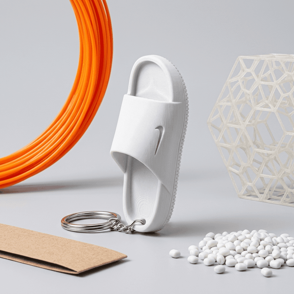 Nike Slides Keychain | Premium 3D Print – 3DPrintShop
