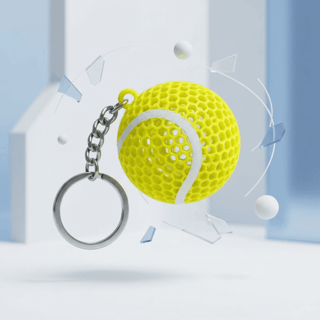 Tennis Ball Keychain | Cute Sport Gift – 3DPrintShop