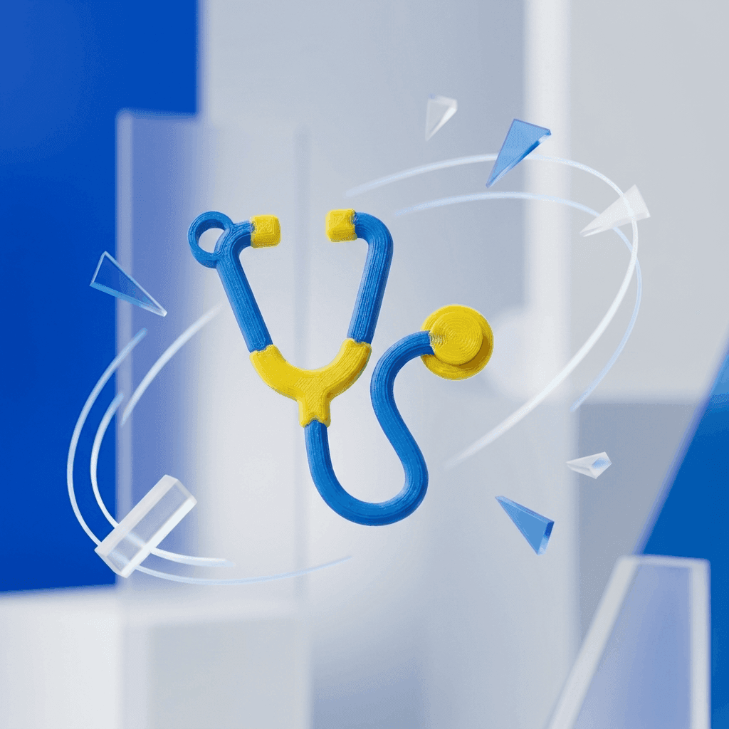 Stethoscope Keychain Online | Gift Pick – 3DPrintShop