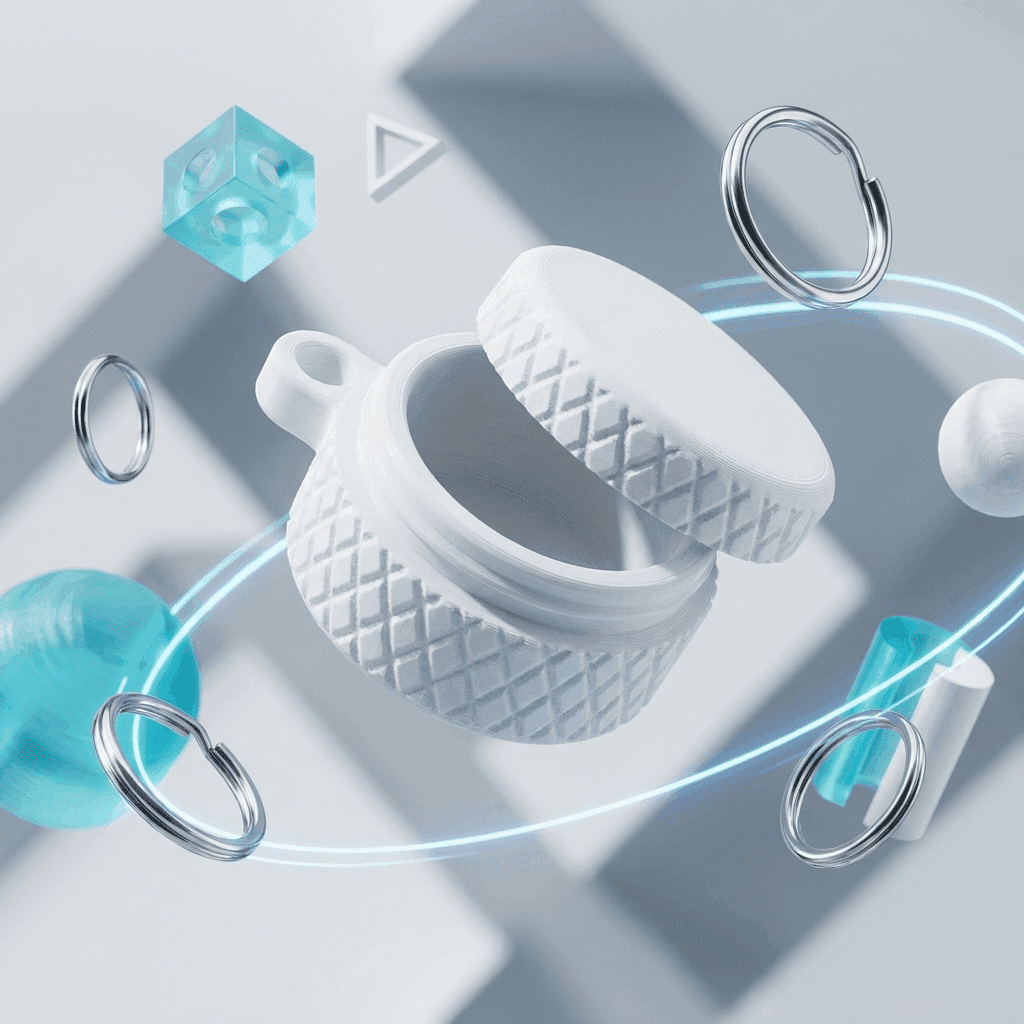 Jewellery Keychain Online | Stylish Gift – 3DPrintShop thumbnail 2