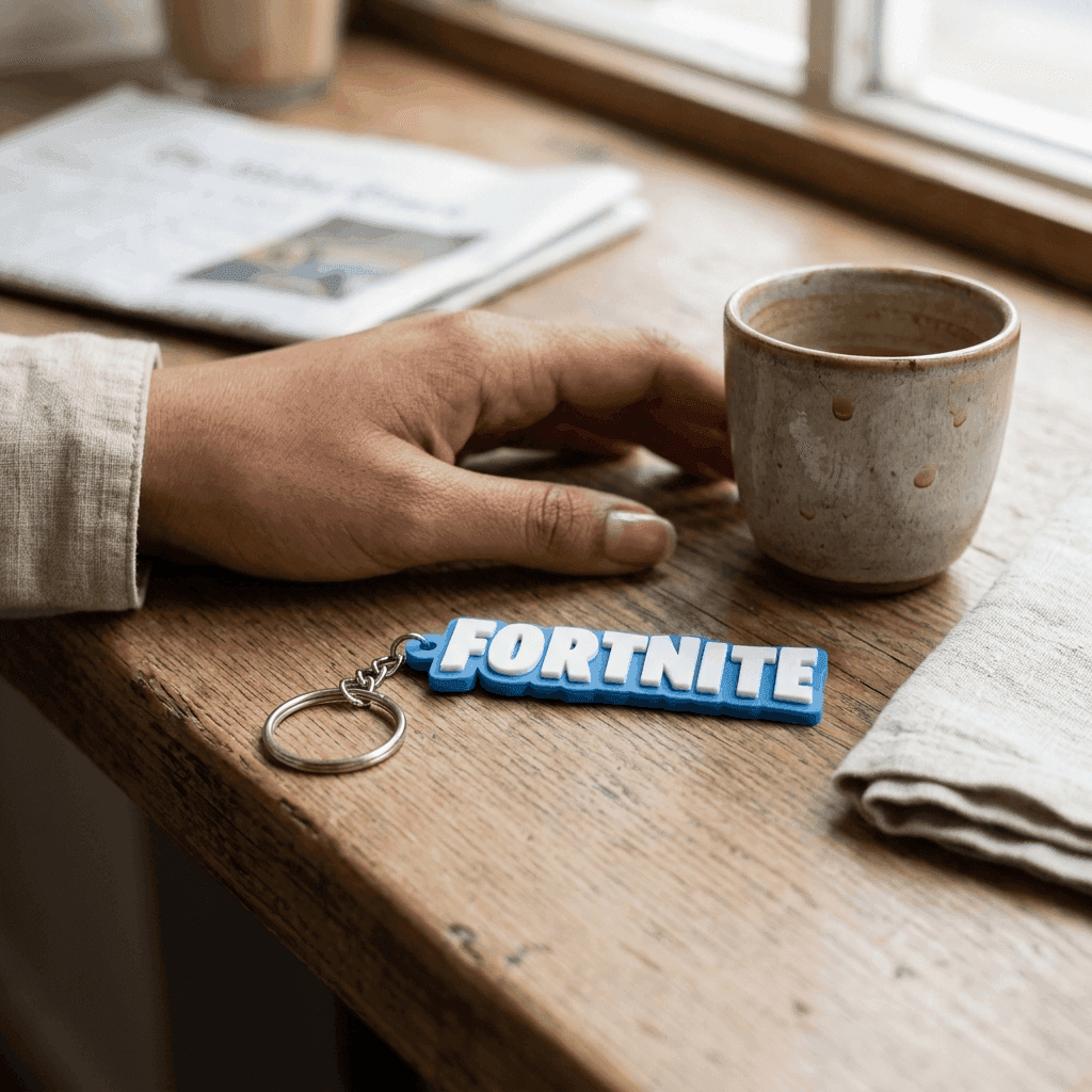 Fortnite Keychain Online | Gamer Gift – 3DPrintShop thumbnail 2
