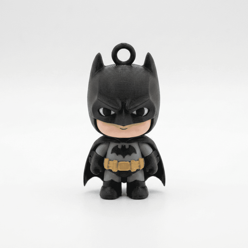 Batman Keychain | 3D Printed Hero Style – 3DPrintShop thumbnail 2
