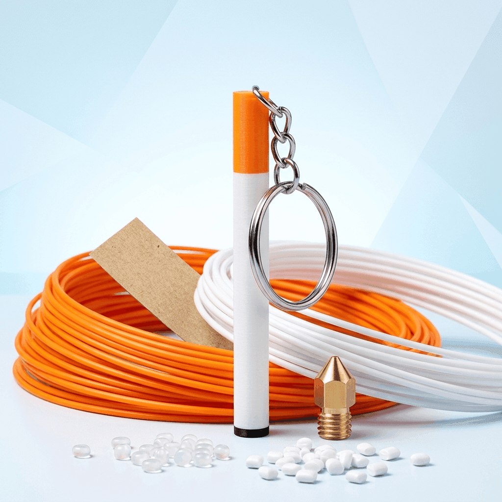 Cigarette Keychain | Fun Pocket Accessory – 3DPrintShop thumbnail 2