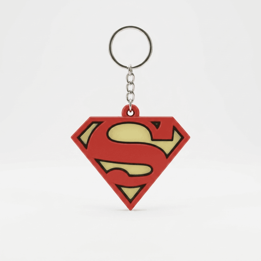 Superman Keychain Online | Premium PLA – 3DPrintShop thumbnail 2
