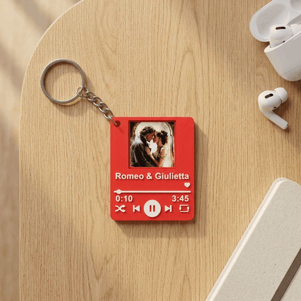Custom Spotify Keychain | NFC Photo Gift – 3DPrintShop thumbnail 3