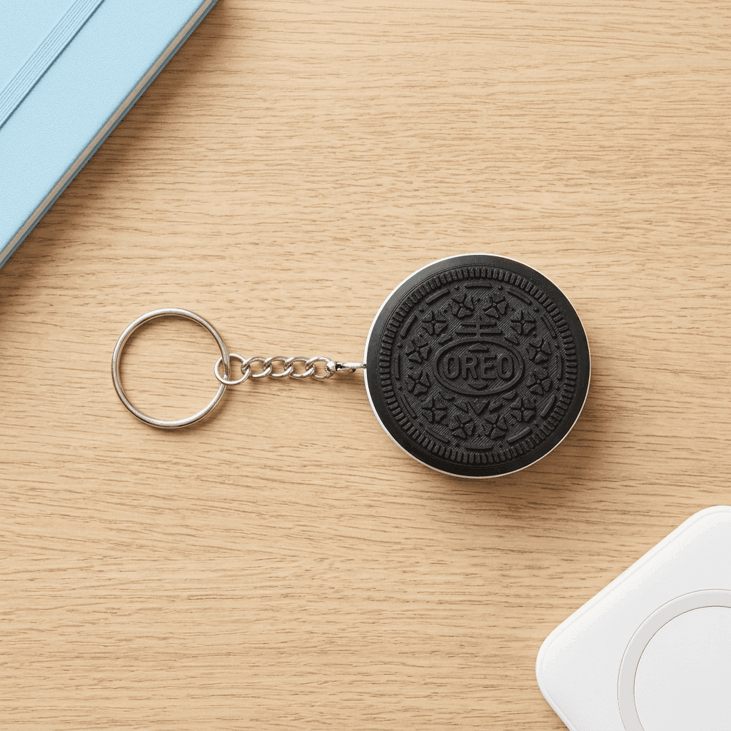 Oreo Keychain | Cute 3D Printed Gift – 3DPrintShop thumbnail 3