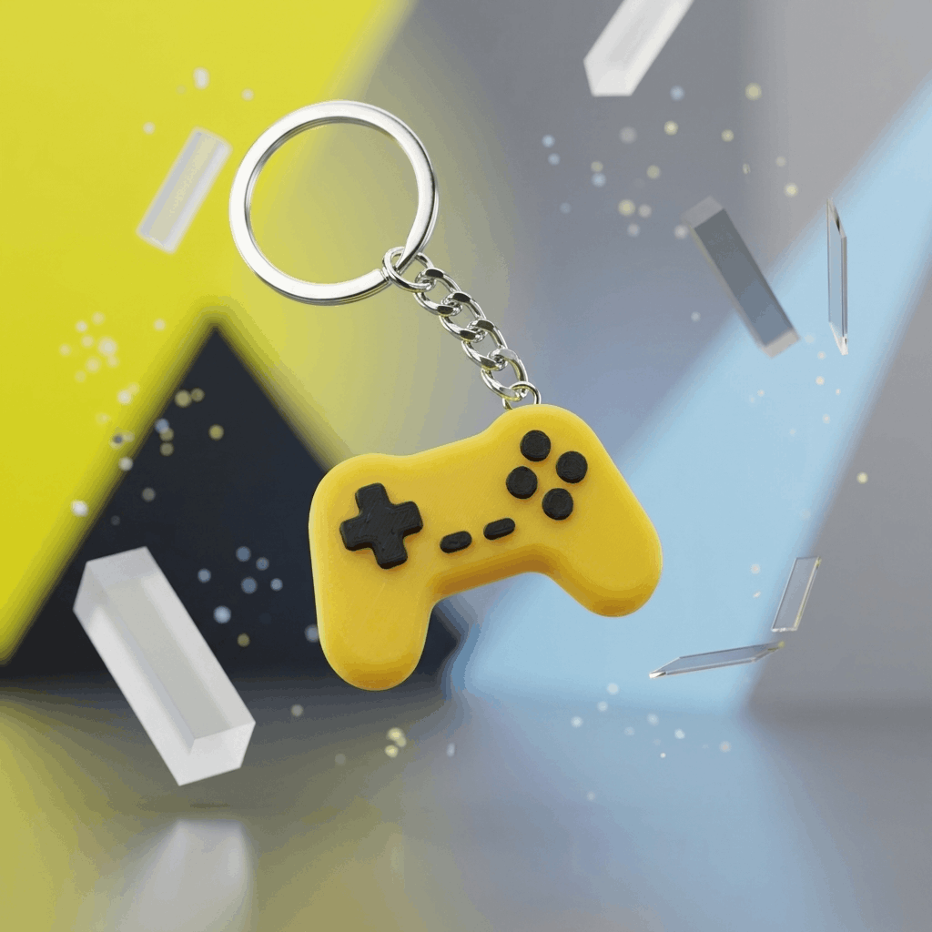 Gamepad Keychain | Retro Gamer Gift – 3DPrintShop