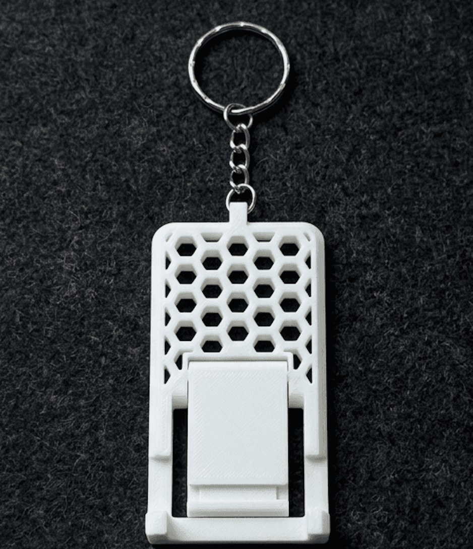 Phone Stand Keychain | Compact Utility – 3DPrintShop thumbnail 3