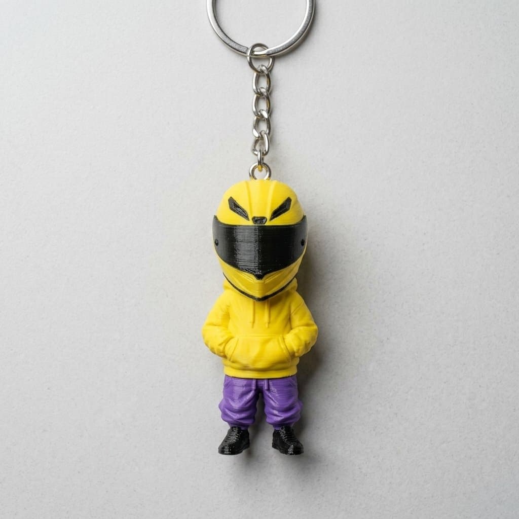 Bike Rider Keychain | Stylish Gift – 3DPrintShop thumbnail 4